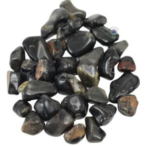 Pedra Cristal Rolada Onix Preta