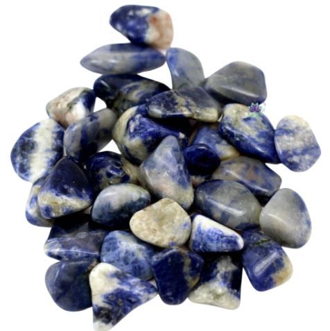 Pedra Cristal Rolada Sodalita